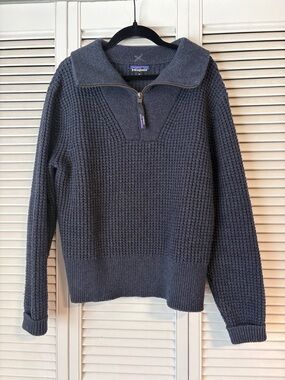 Patagonia Women's Recycled Wool-Blend 1/4-Zip Sweater
